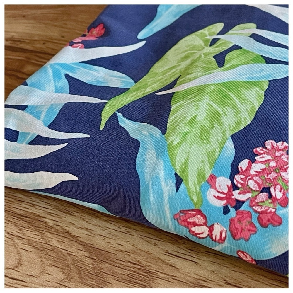 J. McLaughlin Sophia Tropical Print Knit Dress S Resort Wear Coastal Chic - Picture 4 of 11